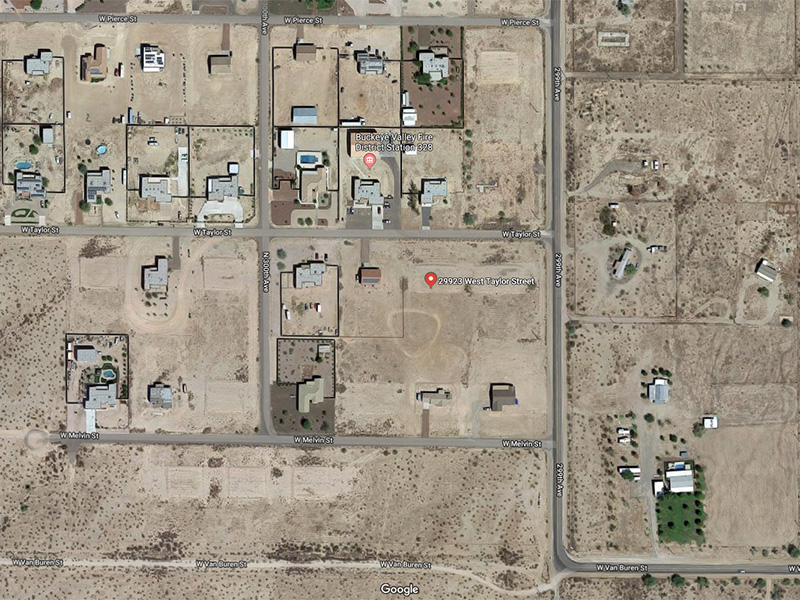 29923 W Taylor St Buckeye Satelite Map By Marie Shafer